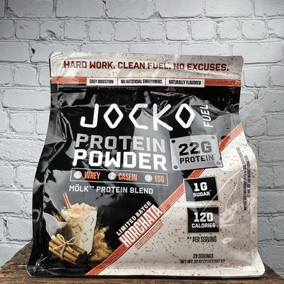 Jocko Fuel Protein Powder Small Batch Flavor Horchata 32oz 2lb