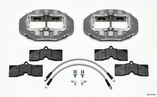 Wilwood 140-10789 Front Brake Kit For 1965-1982 Corvette Clear Anodized Gray