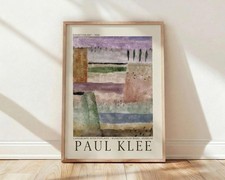Paul Klee Landscape with Poplars Art Print Museum Quality Wall Poster