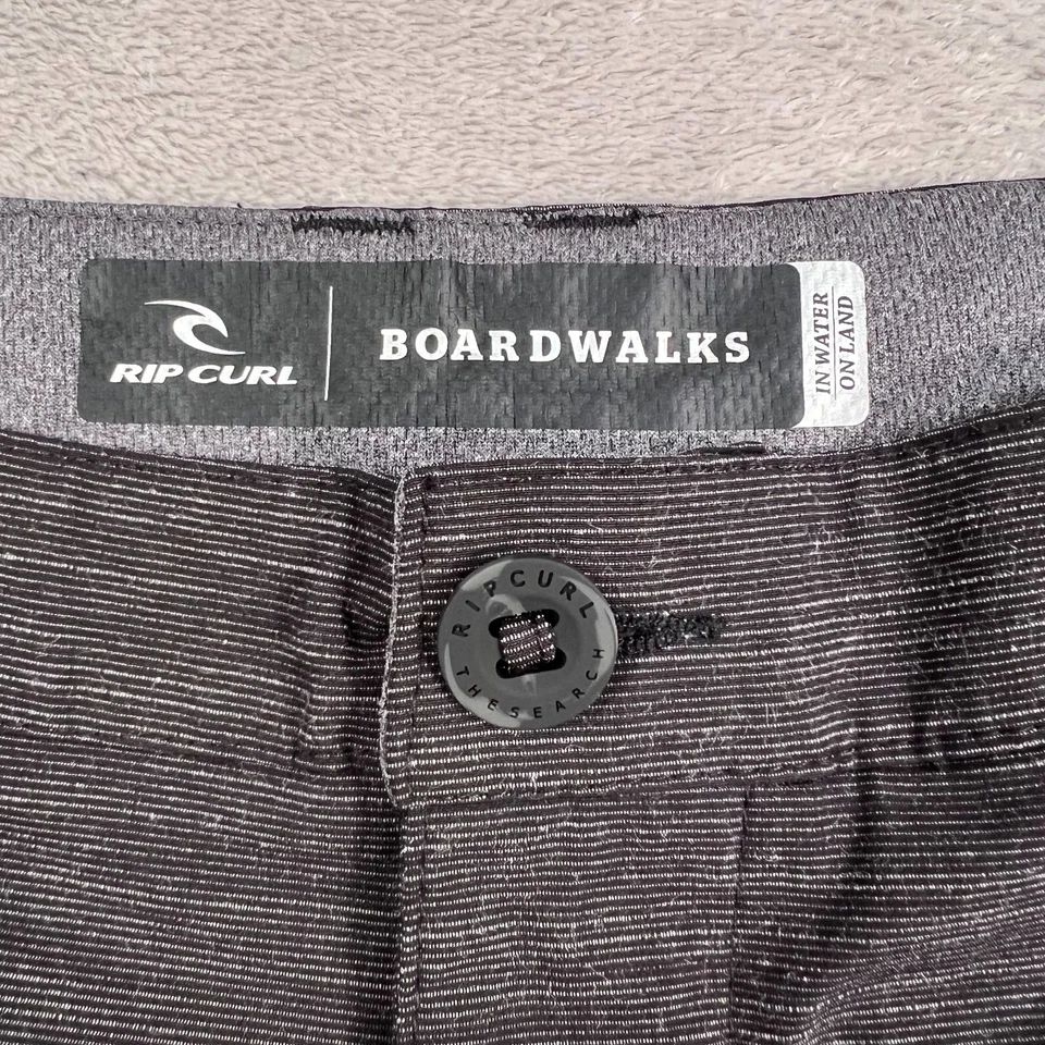 Rip Curl Shorts Mens 30 Waist Heather Black Hybrid Quick Dry Active Boardwalk - Image 2 of 4