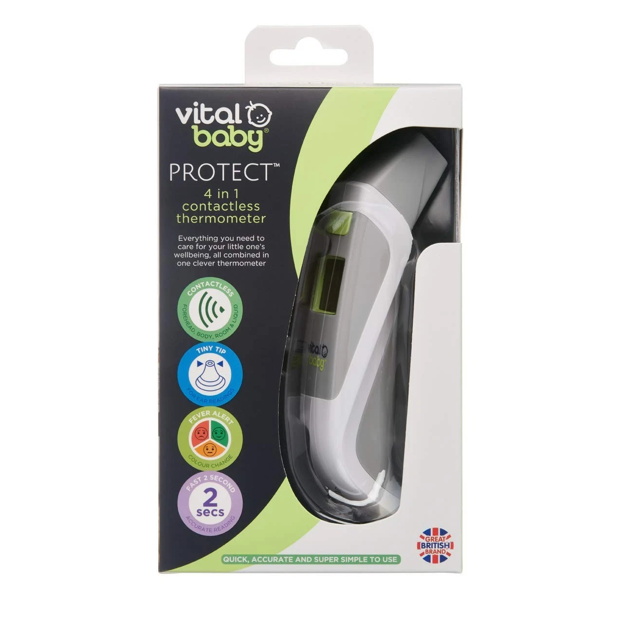 Vital Baby PROTECT 4 in 1 Contactless Thermometer
Opens in a new window or tab