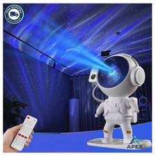 Astronaut Galaxy Projector 360 Rotating Star Night Light With Remote White