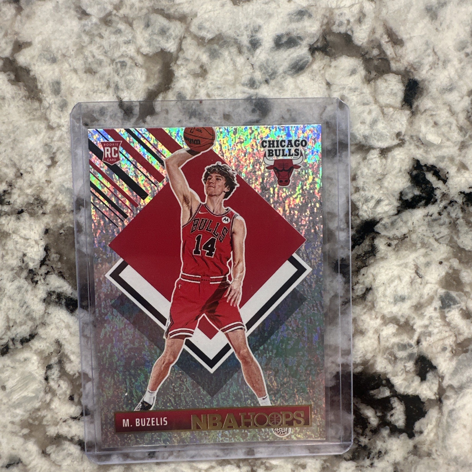 2024-25 Panini Hoops Matas Buzelis #295 RC Rookie Tribute Texture