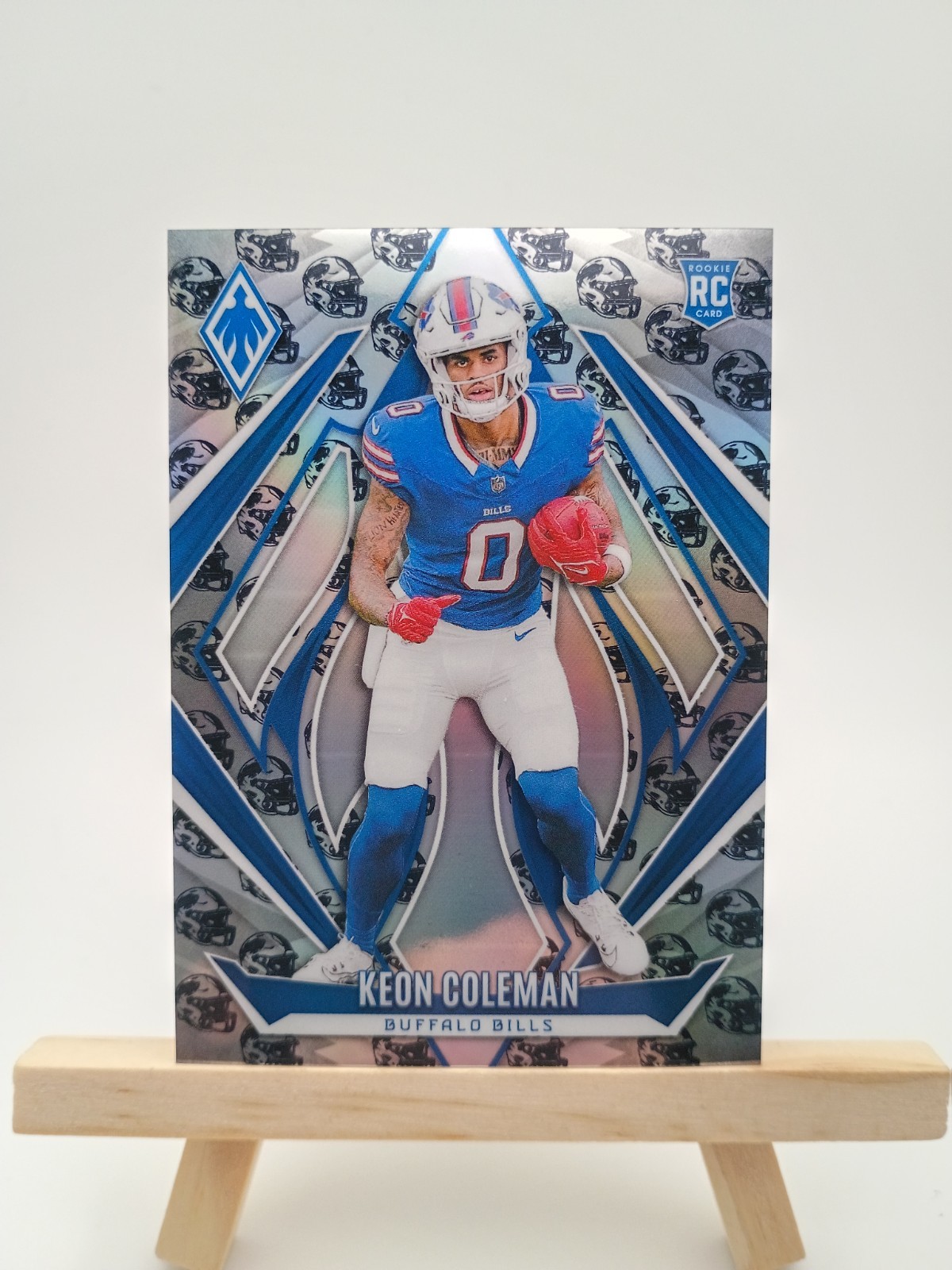 Keon Coleman 2024 Panini Phoenix - Team Helmet #213 #/399 Buffalo Bills