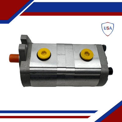 #ad HGP 33A F6 6R 17.46mmd Hydraulic Tandem Double Gear Pump Shaft Replacement $260.00