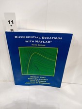 Differential Equations with Matlab Hunt, Bria...