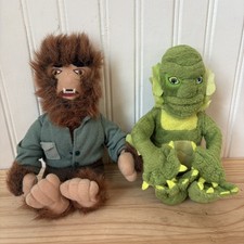 1990s Stuffins Plush 9" Universal Monsters Wolf Man Creature From Black Lagoon