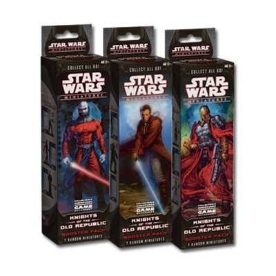 WotC Star Wars Minis Boosterpack Knights of the Old Republic VG+/Mint