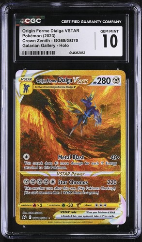Origin Forme Dialga VSTAR graded CGC 10 for sale on eBay