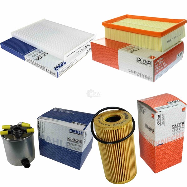 Mahle Set Filterpaket FüR Nissan Qashqai +2 I 2.0 Dci AWD X-Trail-image