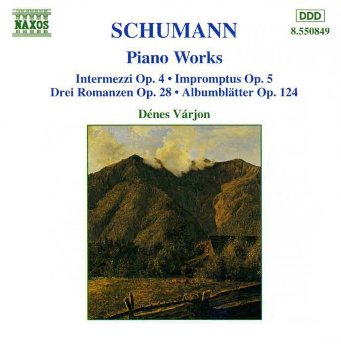 8550849 Denes Va Schumann, R.: Intermezzi, Op. 4 / Impromptus, Op. 5 / 3