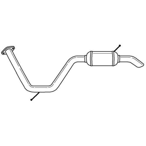 Silencieux arrière Sigam 44692 pot d'échappement de rechange pour voiture Toyota essence diesel