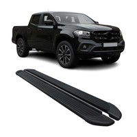 Trittbretter Seitenschutz FüR Mercedes X Klasse Doublecab 2017-23 Alu Schwarz 2X
