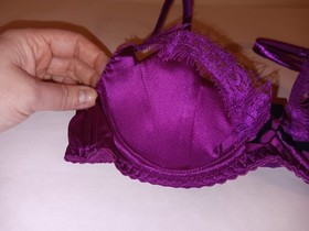 Agent Provocateur NWT Pink Bra 32B Silk Satin Blend Adjustable Straps Wired 