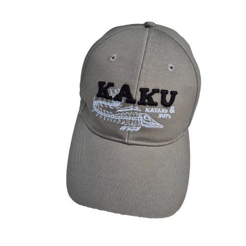 Kaku Baseball Cap Beige Kakus & Sups Hat Flexfit Embroidered