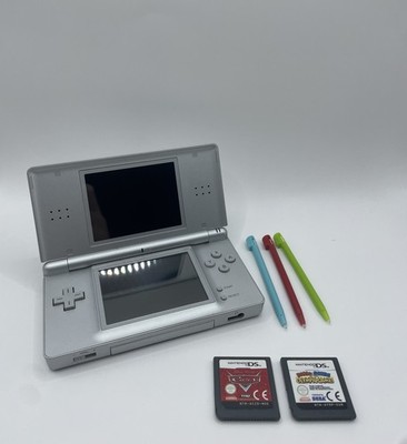 Nintendo DS Lite Grau Spielkonsole mit Ladekabel + SPIELE