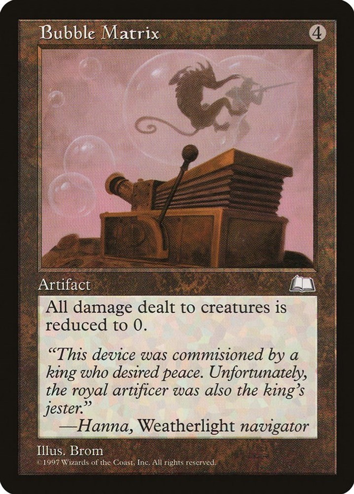 Bubble Matrix # (MP) WTH MTG