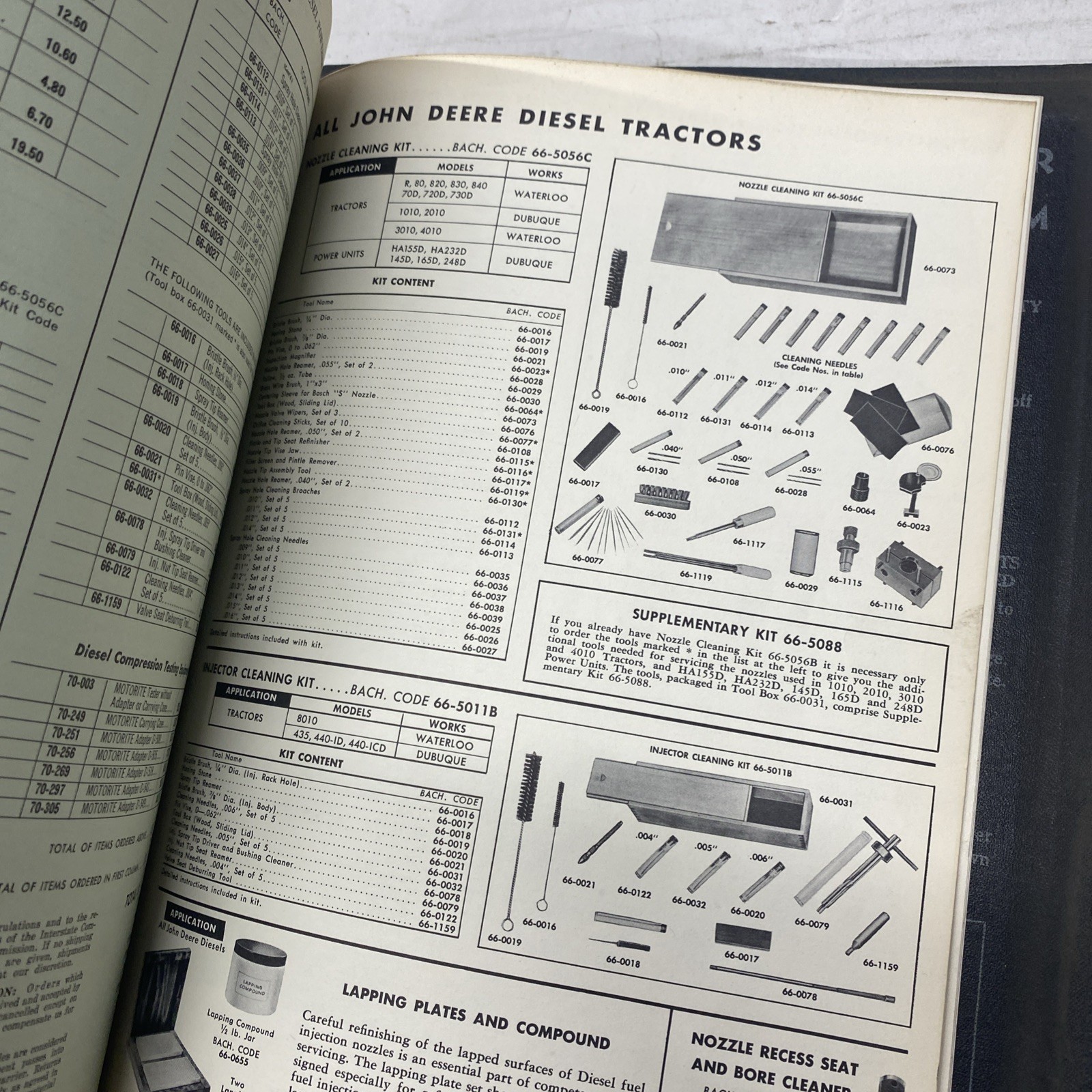 1958 59 60  John Deere General Sales Manual  Service Bulletins JM-12
