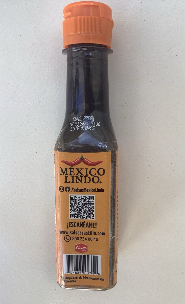 Mexico Lindo Salsa Picante Negra Mexican Black Hot Sauce
