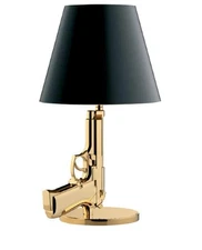 LUXURIOUS GOLD HAND GUN LAMP