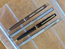 d2 Premium Mechanical Pencil Lot - Pentel 5 Pilot Elite Rare Platinum Bee line