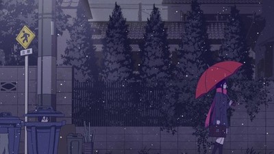 Anime yato iki hiyori noragami umbrella brunette long Custom Gaming Mat Desk