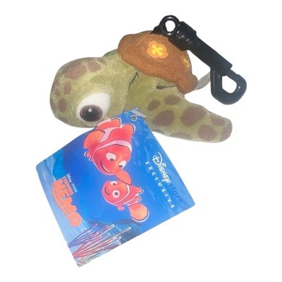 Vintage Findet Nemo Squirt Schlüsselanhänger Plüsch UK Disney Shop exklusiv mit Etikett 