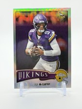 2025 Topps Chrome J.J. McCarthy 1975 REFRACTOR #1975-22 Minnesota Vikings