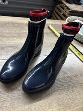 Nautical Chelsea Sock Rain Boots Size 7
