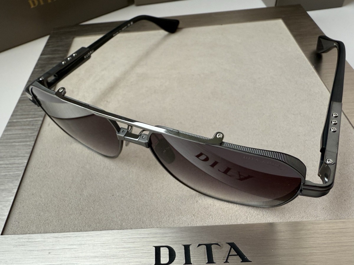 ディータ DITA KUDRU サングラス 61□14-145-155 ブラック シルバー色