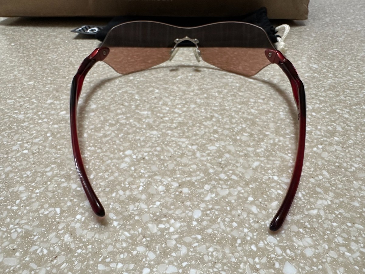 Oakley Dartboard Sunglasses Frameless - BERRY with Silk Bag Rare