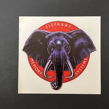 Elephant Memory Systems STICKER Vintage Floppy Disk Advertising Animal Logo Disc