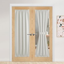 Sidelight Door Curtains 72 Inches Long for Side Windows Linen Privacy Thermal...