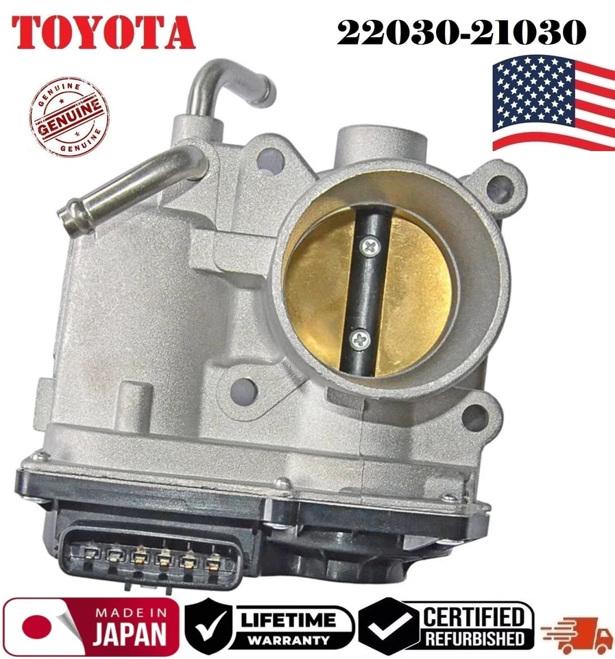 ✅GENUINE DENSO Throttle Body For 2007-2018 TOYOTA Yaris 1.5L I4 #22030-21030 - Image 2 of 4