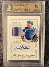 2015 Kyle Schwarber Rookie Auto Player used Patch RPA SSP 11/25 Mint 10 RC POP 1