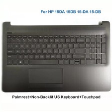 New Palmrest Keyboard Touchpad For HP 15-DA 15-DB 15DA Laptop L20386-001 Gray