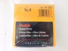 JM Kodak Wratten Gelatin Filter No 8 Cat 149 6967 - Lot of 8 THQ113