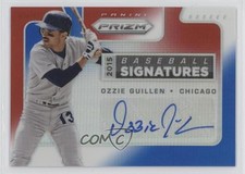 2015 Prizm Baseball Signatures Red White & Blue 22/25 Ozzie Guillen #12 Auto 2oe