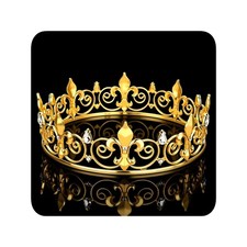 Royal Gold Large King Crown for Men for Halloween Costume
