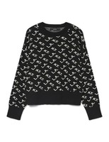 Pullover Vero Moda Damen L, Schwarz, Vmgold Art, O-Neck, Langarm, Strick