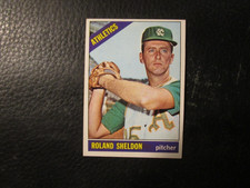 1966   TOPPS #18  ROLAND SHELDON  ATHLETICS      EXMT+