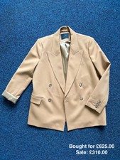 Joseph Womens Clay Wool Stretch Jaden Blazer Jacket Eu 40 Uk 12