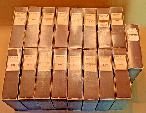 Vintage Sawyer’s Rototray Slide Trays for 100 Slides each Lot of 17