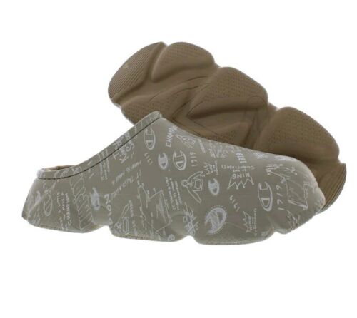 Champion Super Meloso Doodle Clog Mens Shoes Khaki Beige In Men's Size 11
