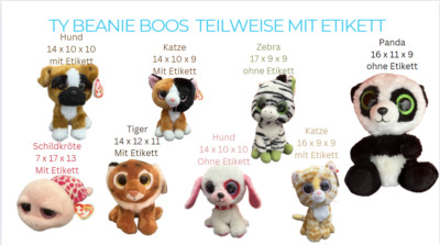Beanie Boos YooHoo Kuscheltiere Stofftiere Plüschtiere Sehr gut einige Etikett