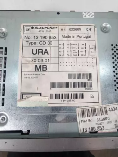 7644222310 Sistema Audio Radio per OPEL VECTRA C BERLINA Comfort 2005 522207 - Foto 2 di 9