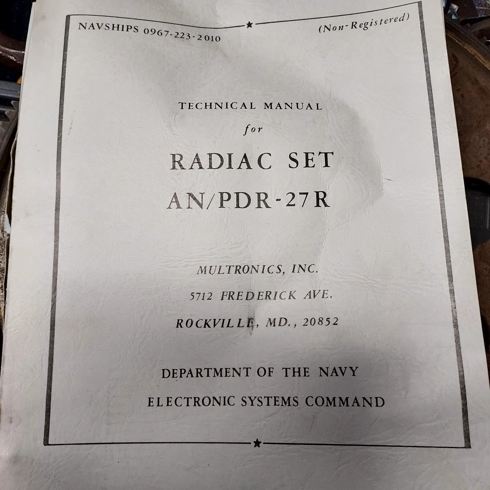 Radiac AN / PDR-27ポータブルガイガーカウンター - 画像3/4