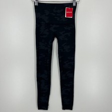 Spanx Leggings Women's Size S Gray Camo Camouflage Eco Care Seamless New NWT