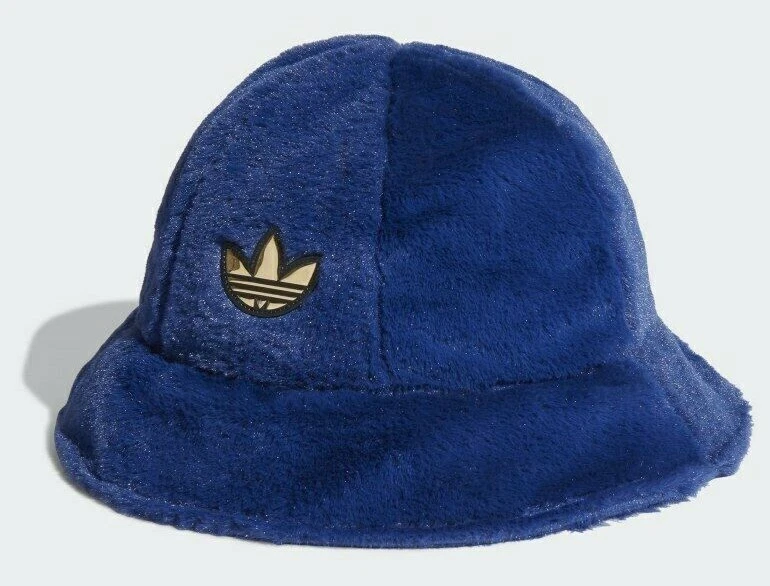 ADIDAS ORIGINALS 'SPRT Bucket Hat' Fluffy Pimp Hat Size: Medium NEW WITH TAGS