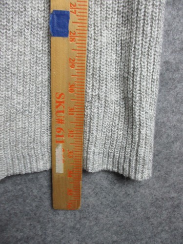Maurices Cardigan Women Small Gray Chevron Colorblock Open Front Duster Sweater - Picture 8 of 13
